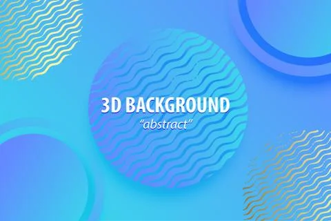 Paper cut abstract 3d web trendy background Stock Illustration