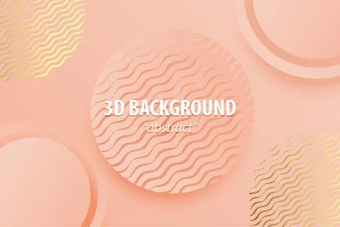 Paper cut abstract 3d web trendy background Stock Illustration