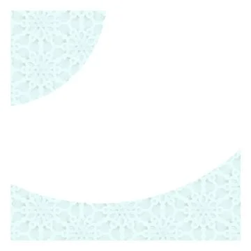 Paper cut background with flowers Stock Illustration