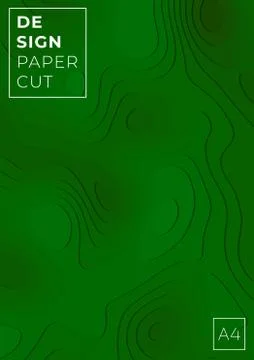 Paper cut background Stock Illustration