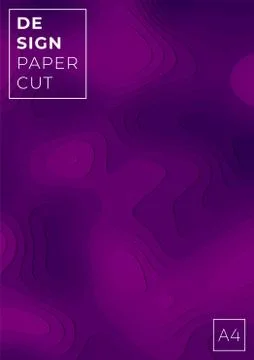 Paper cut background Stock Illustration