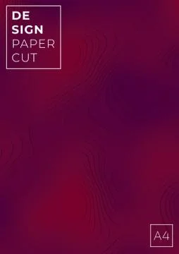 Paper cut background Stock Illustration