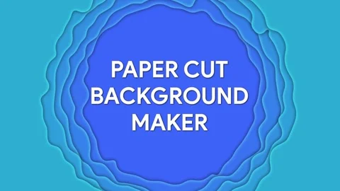 Paper Cut Background Maker Stock After Effects