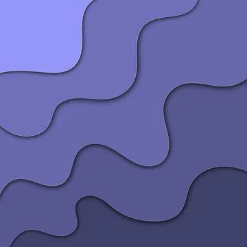 Paper cut background. Very peri colour.  Stock Illustration