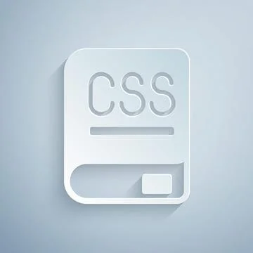 Paper cut Books about programming icon isolated on grey background. Programming Stock Illustration