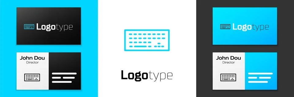 Paper cut Computer keyboard icon isolated on black background. PC component sign Stock-Illustration