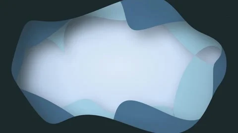 Paper cut frame morphing seamless loop motion background Stock Footage 344318425