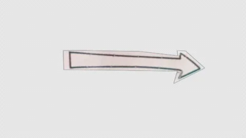 Paper cut out arrow Stock Footage 273450049