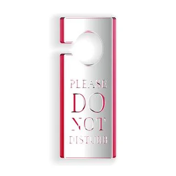 Paper cut Please do not disturb icon isolated on white background. Hotel Door Ilustração Stock