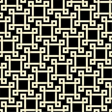 Paper cut seamless pattern in celtic knot style. Stock Illustration