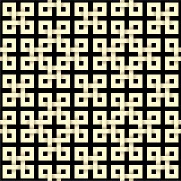 Paper cut seamless pattern in celtic knot style. Stock Illustration