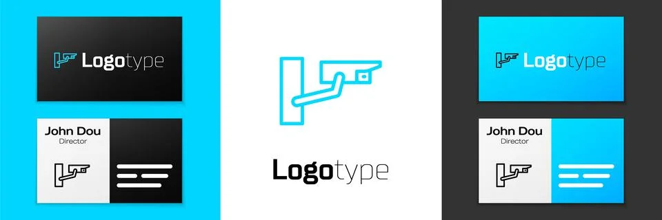 Paper cut Security camera icon isolated on black background. Paper art style. Illustrazione stock