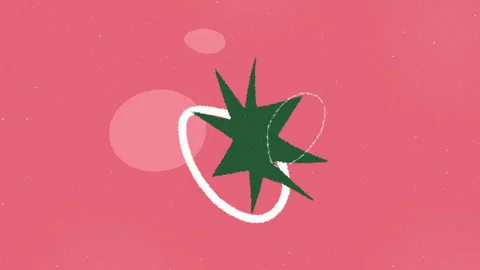 Paper Cut Shapes 4 Stock Footage 252097278