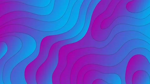 Paper cut wave background design. Abstract background with paper cut shapes. 스톡 일러스트