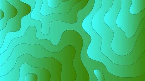 Paper cut wave background design. Abstract background with paper cut shapes. Stock Illustration