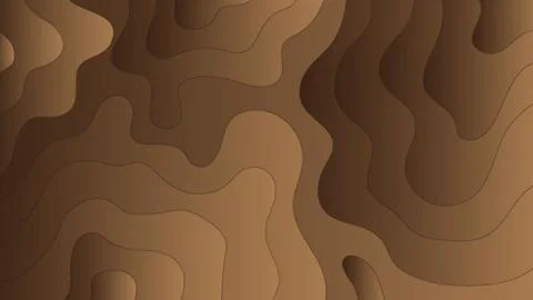 Paper cut wave background design. Abstract background with paper cut shapes. Stock Illustration