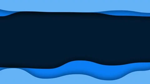 Paper Cut Waves: A Seamless Looping 3D Abstract Background for Modern Prese.. Stock Footage 235785736