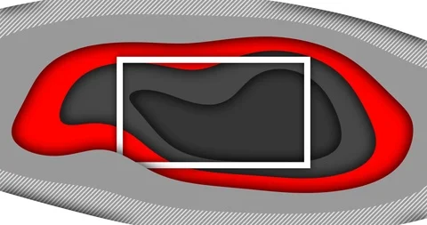 Paper Cutout with Title Frame 動画素材 109667956