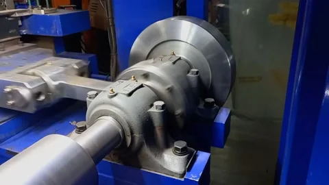 Paper cutting machine for making honeycomb Stock Footage 231766652