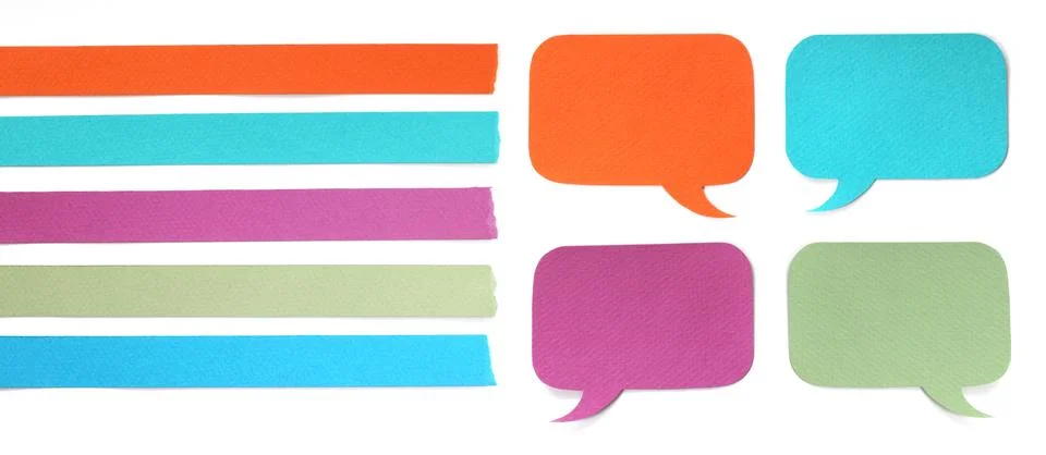 Paper design elements Stock Illustration