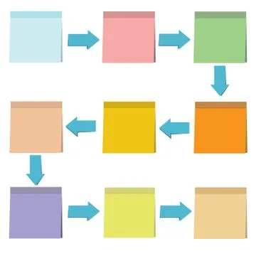 Paper diagram Illustrazione stock