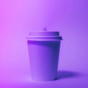 Paper disposable cup Stock Photos