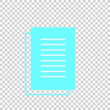 Paper document copy that can be used for sticker, scrapbook, etc. Ilustração Stock