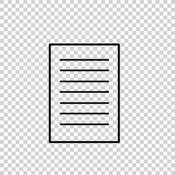 Paper document copy that can be used for sticker, scrapbook, etc. Stock Illustration