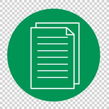 Paper document exam or copy that can be used for sticker, scrapbook, etc. Ilustração Stock