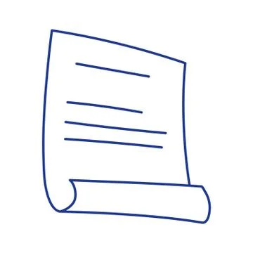 Paper document file page isolated icon design 스톡 일러스트