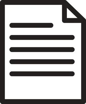 Paper document icon Stockillustratie