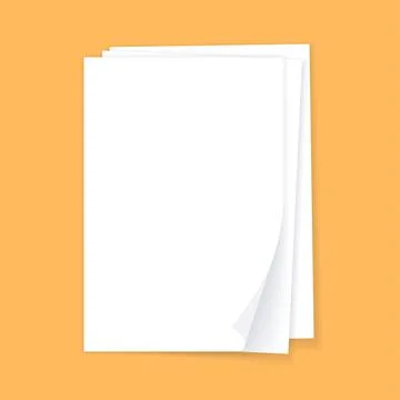 Paper document stack Stock Illustration