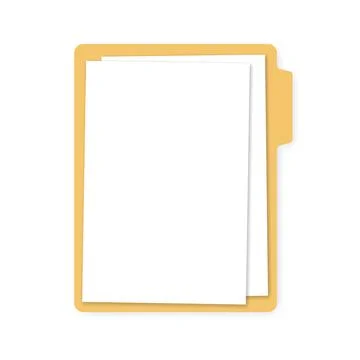 Paper document stack Stock Illustration