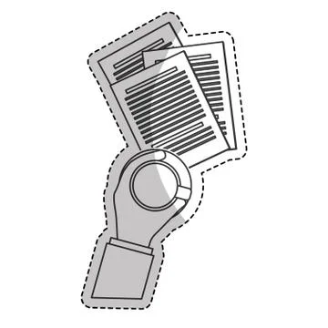 Paper documents icon Stock Illustration