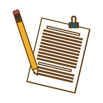 Paper documents icon Stock Illustration