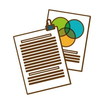 Paper documents icon Stock Illustration