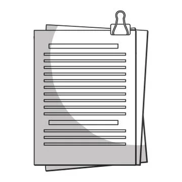 Paper documents icon Stock Illustration
