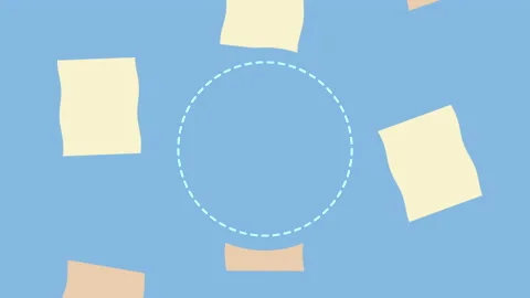 Paper documents sheets pattern icons 動画素材 155377000