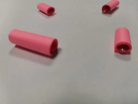 Paper drinking straws Stock Photos