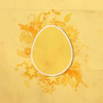 Paper egg card Stock Illustration