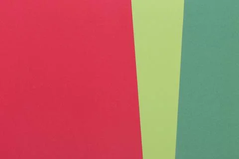 Paper empty green, light green, red background, geometrically located. Color  Stock Illustration