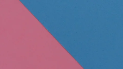 Paper empty pink background passing diagonal and giving way to blue Stock Footage 88746780