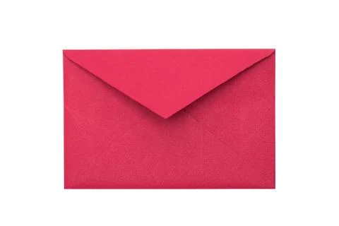 Paper envelope on a white background Stock Photos
