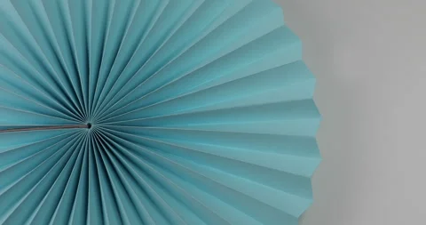 Paper fan. Stock Footage 241555042