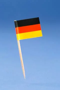 Paper flag of Germany Stock Photos