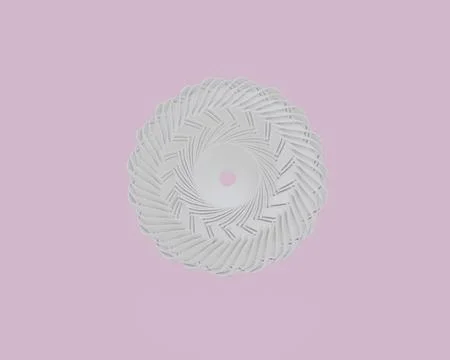 Paper flower. 3d rendering Background. stock illustration Stock Illustration