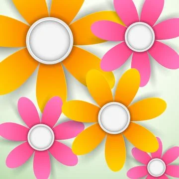 Paper Flower Stock Illustration