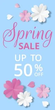 Paper flowers Illustrazione stock
