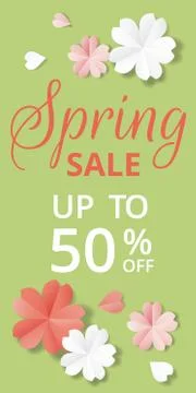 Paper flowers Illustrazione stock