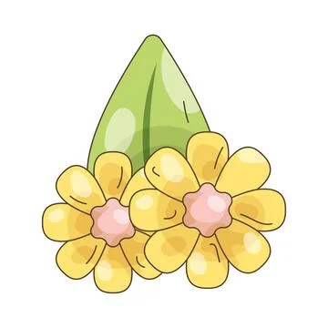 Paper flowers Stock Illustration